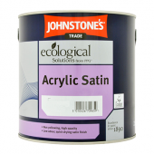 Johnstones Trade Acrylic Satin Brilliant White 2.5L