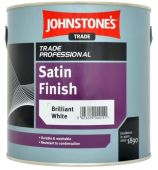 Johnstones Trade Satin Finish Brilliant White 2.5L