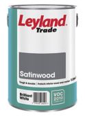 Leyland Trade Satinwood Brilliant White 5L